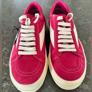Rick Owens EDFU Vintage Sneaker Velour Pink